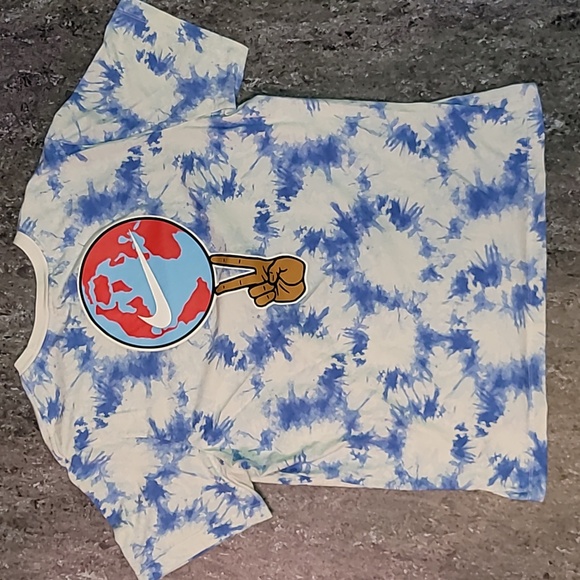 NIKE. World Peace. 🌎 ✌️. 💯 Cotton. Tye-dye. Women's size XL - Picture 12 of 16